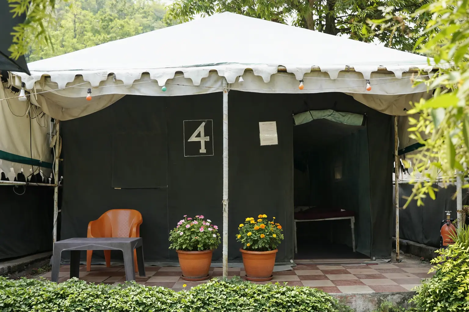 Deluxe Tent Porch & Sit-out - Tapovan Swiss Camps Rishikesh